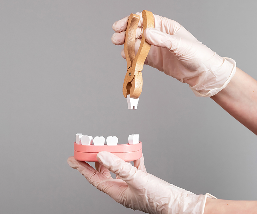 Child tooth removal procedure at Masonboro Kids Dentistry in Wilmington